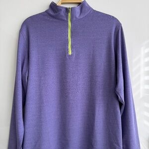 Peter Millar zip front sweater Men's size M